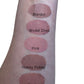 nude lipstick swatch on arm.  New Zealand made lipstick
